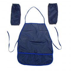 Фартук с нарукавниками для труда, синий - Фото 1