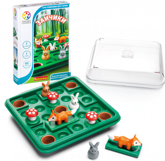 Игра логическая «Зайчики»