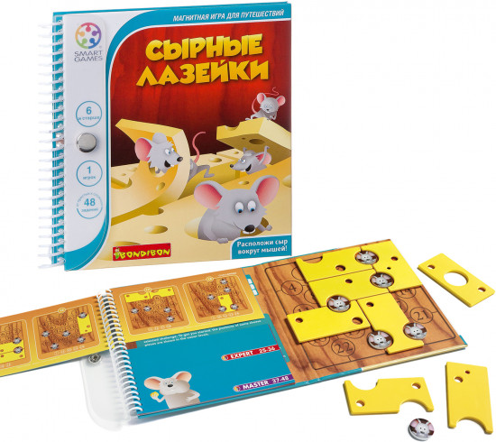 Игра магнитная «Сырные лазейки»
