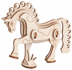Мини-конструктор из дерева «Лошадь» - Фото 4