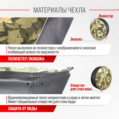 Чехол запасного колеса «Листва» - Фото 6