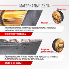 Чехол запасного колеса «Пуля» - Фото 6