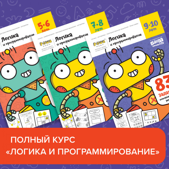 Набор тетрадей «Логика и программирование. Полный курс»