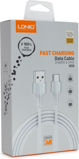 Кабель интерфейсный Ldnio LS543 Lightning