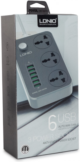 Фильтр сетевой Ldnio SC3604 Universal