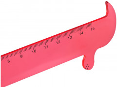 Линейка пластиковая «Такса» - Фото 2