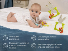Прорезыватель универсальный на держателе «Bunny Teether» - Фото 5