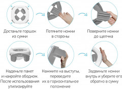 Горшок детский дорожный «Handy Potty» - Фото 6