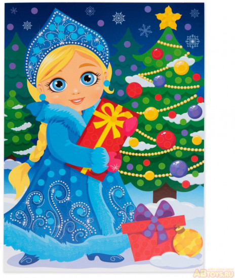 Картина из страз «Снегурочка»