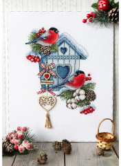 Набор для вышивания «Морозное гнездышко» - Фото 1