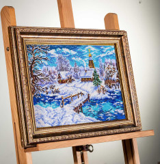 Набор для вышивания бисером «Рождественская сказка» - Фото 4