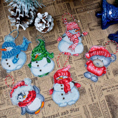 Набор для вышивания «Зимние игрушки» - Фото 2