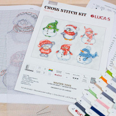 Набор для вышивания «Зимние игрушки» - Фото 3