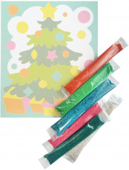 Фреска песочная «Новогодняя ёлочка» - Фото 1