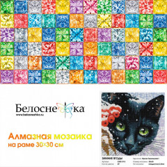 Мозаика алмазная «Зимние ягоды» - Фото 1