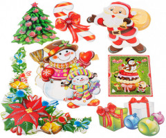 Набор стикеров «Снеговики» - Фото 1