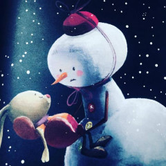 Снеговичок Маленькая Морковка. Зимняя история - Фото 1