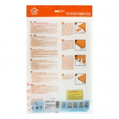 Пакет вакуумный для хранения вещей, прозрачный - Фото 3