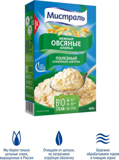 Хлопья овсяные «Нежные»