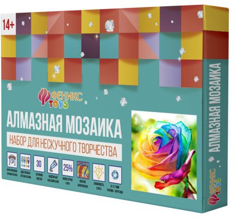 Мозаика алмазная «Роза»
