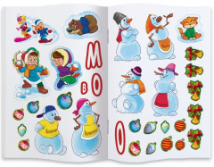 Книжка с наклейками «Новый год в городе» - Фото 2