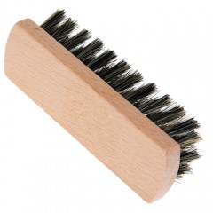Щетка для обуви, натуральный волос, цвет черный, 80 пучков - Фото 1