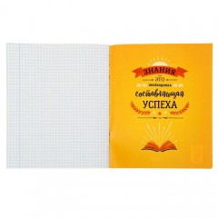 Тетрадь «Шрифтовой», 48 листов, клетка - Фото 3