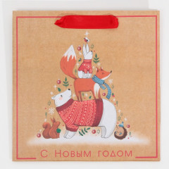 Пакет крафтовый «Друзья» - Фото 5