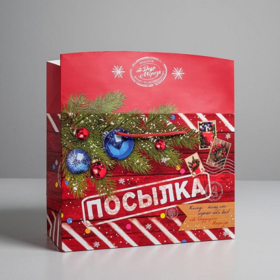 Пакет-коробка «Новогодняя посылка»