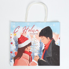 Пакет крафтовый «Согревайся» - Фото 3