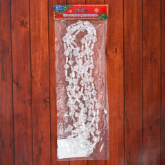 Бусы на ёлку «Льдинки - ромбики» - Фото 1