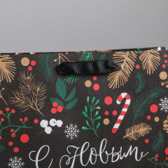 Пакет подарочный «Еловый лес» - Фото 1