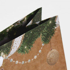 Пакет крафтовый «Счастье рядом» - Фото 4