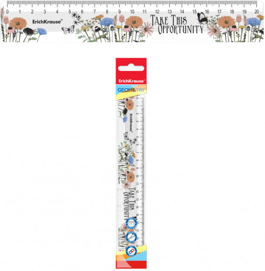 Линейка пластиковая