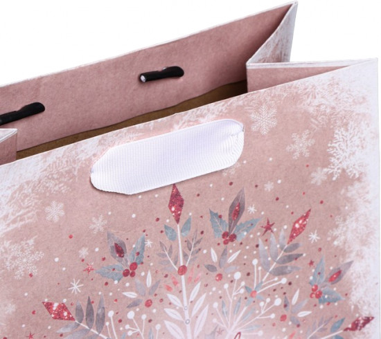 Пакет крафтовый «Снежинка»