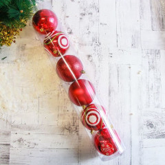 Набор шаров ёлочных «Круги ассорти» - Фото 1