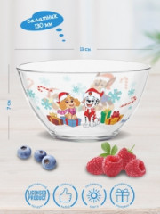 Салатник «Щенячий патруль. Новый год» - Фото 1