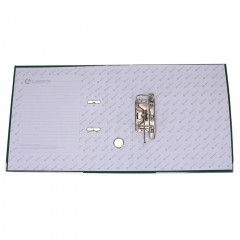 Папка-регистратор А4 «Lamark», корешок 80 мм, зеленый, металлический уголок, карман - Фото 1