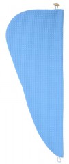 Чалма вафельная для сауны «Vapore» (24,7x76 см), цвет голубой - Фото 2