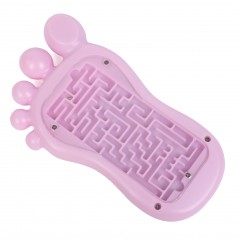 Калькулятор в виде ступни с головоломкой, розовый - Фото 1