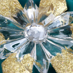 Украшение ёлочное «Снежинка лучистая» - Фото 1