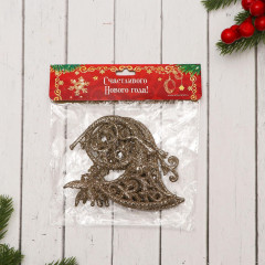 Набор украшений ёлочных «Труба узорная» - Фото 1