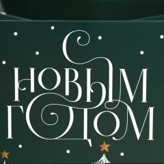 Пакет для цветов влагостойкий «Новогоднее чудо» - Фото 3