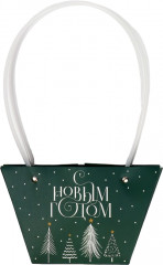 Пакет для цветов влагостойкий «Новогоднее чудо» - Фото 5