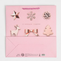 Пакет квадратный «С Новым годом!» - Фото 6