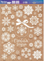 Набор наклеек для окон «Снежинки» - Фото 2