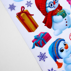 Набор наклеек интерьерных «Снеговички» - Фото 1