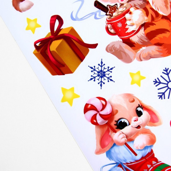 Набор наклеек интерьерных «Друзья»