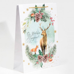 Пакет ламинированный вертикальный «На лесной опушке» - Фото 1