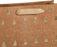 Пакет крафтовый «Ёлочки» - Фото 2